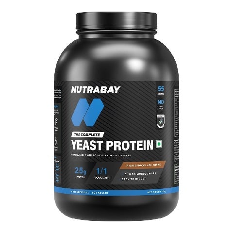 1 - Nutrabay Yeast Protein, 4.4 lb Rich Chocolate Creme