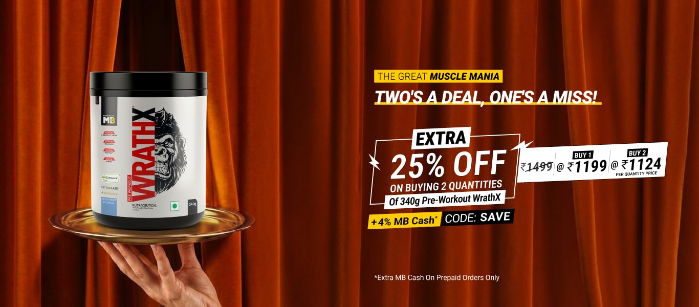 340g Pre Workout WrathX Range: Buy 1 @ Extra 20% & Buy 2 @ Extra 25% Off W/Code: SAVE