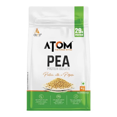1 - AS-IT-IS Nutrition ATOM Pea Protein,  2.2 lb  Caramelized Banana 