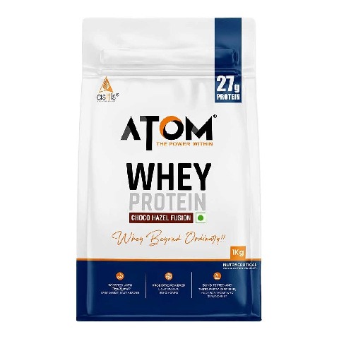 1 - AS-IT-IS Nutrition ATOM Whey Protein with Enzymes,  2.2 lb  Choco Hazel Fusion 