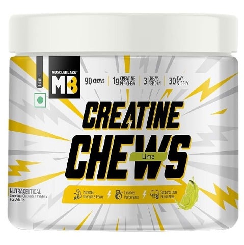 1 - MuscleBlaze Creatine Chews, Lemon 0.30 lb