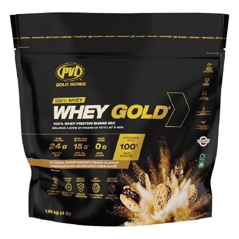 1 - PVL Whey Gold, 4 lb Ice Cream Cookie Sandwich Smash
