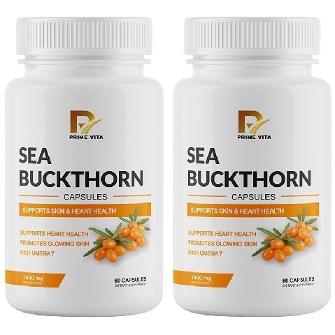 7 - PRIME VITA Sea Buckthorn 1000mg, 120 capsules