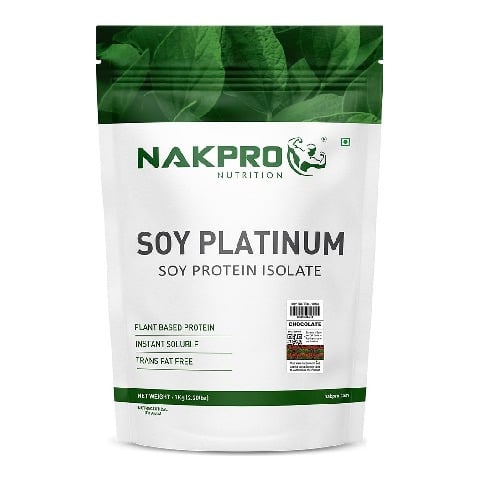 1 - Nakpro Platinum Soy Protein Isolate, 2.2 lb Chocolate