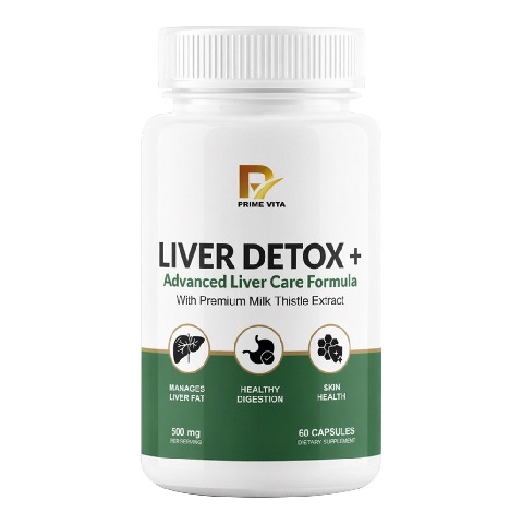 1 - PRIME VITA Liver Detox+ Advanced Liver Care Formula 500mg, 60 capsules