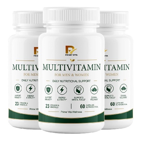 1 - PRIME VITA Multivitamin, 60 capsules Unflavoured (Pack of 3)