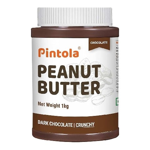 1 - Pintola Dark Chocolate Peanut Butter, 1 kg Crunchy