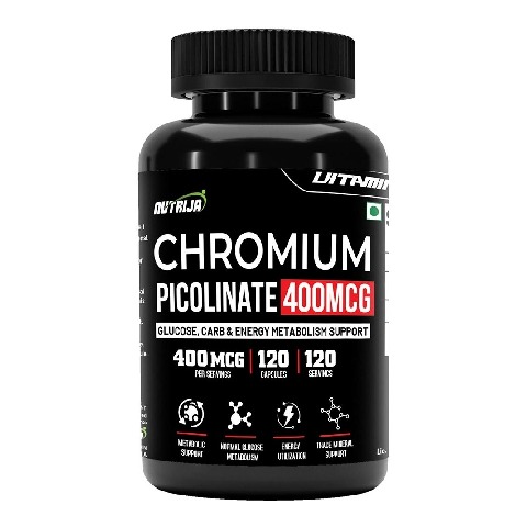 1 - NutriJa Chromium Picolinate 400 mcg, 120 capsules