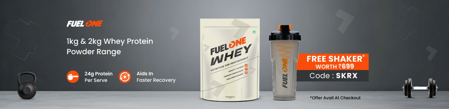 Fuel One Whey Protein Powder 1kg & 2kg Range | Free Shaker | SKRX