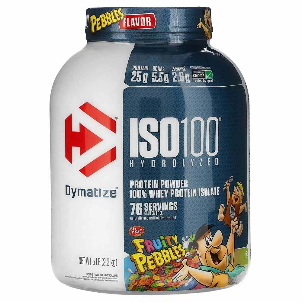 Dymatize ISO 100 Whey Protein Isolate, 5 lb Fruity Pebbles-picture-21
