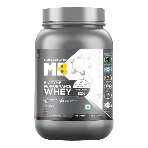 2 - MuscleBlaze Biozyme Performance Whey,  2.2 lb  Triple Chocolate 