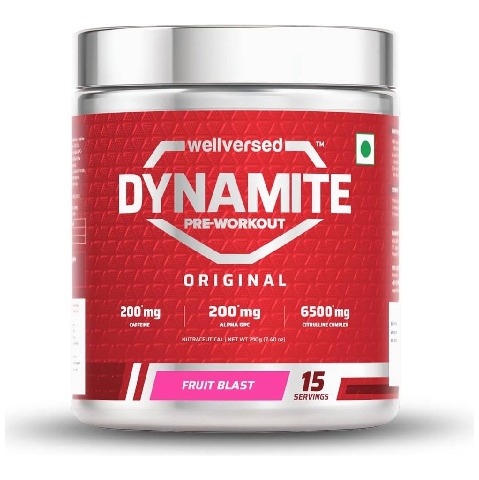 1 - Wellversed Dynamite Original Pre Workout, 0.46 lb Fruit Blast