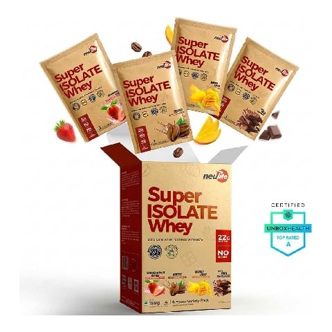 1 - Neulife Super Isolate Whey, 4 sachets/pack Assorted