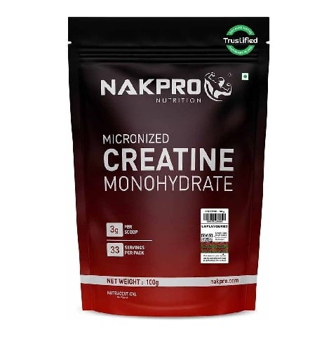 1 - Nakpro Creatine Monohydrate,  Unflavoured  0.22 lb 