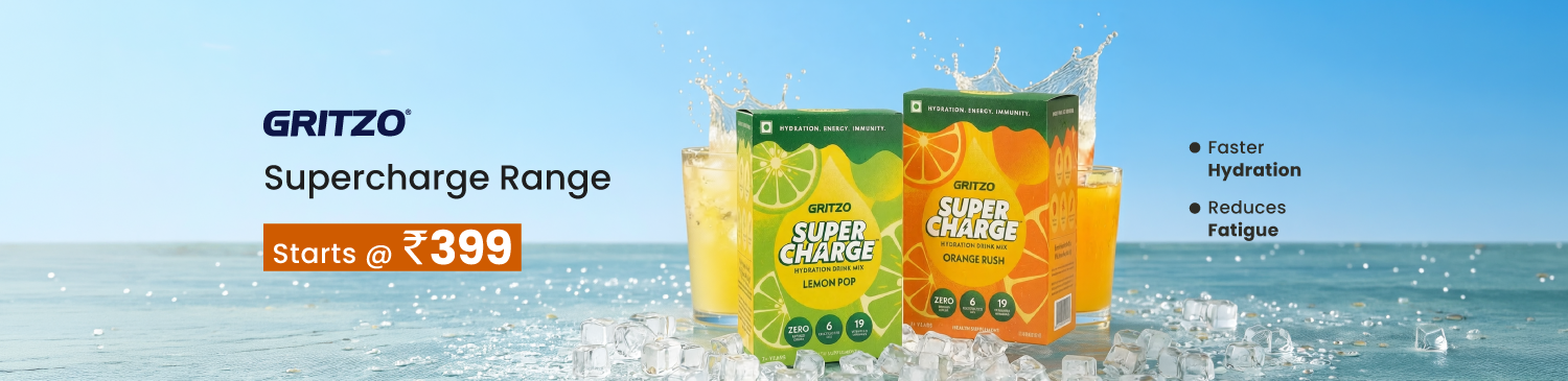 Gritzo Supercharge Range | Starts @ Rs. 399