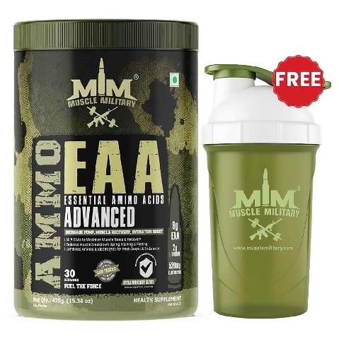 Muscle Military EAA Advanced,  Strawberry Kiwi  0.96 lb  30 Servings 