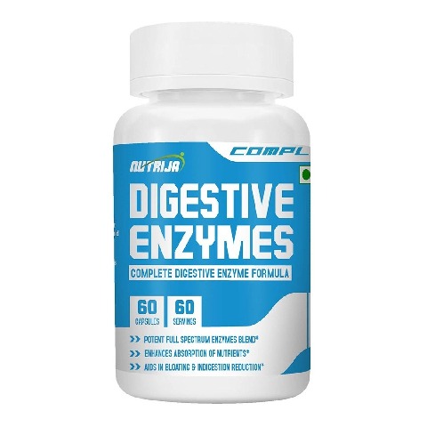 1 - NutriJa Digestive Enzymes, 60 capsules