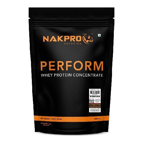 1 - Nakpro Perform Whey Protein Concentrate, 2.2 lb Banana