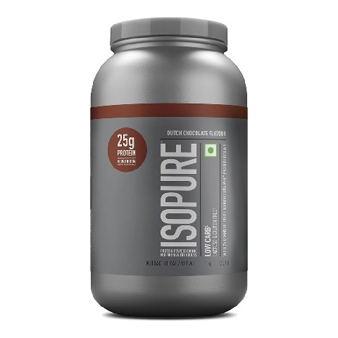 1 - Isopure 100% Whey Protein Isolate, 2.2 lb Low Carb - Dutch Chocolate