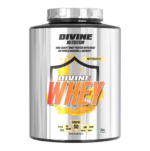 1 - Divine Nutrition Divine Whey, 4.4 lb Butterscotch