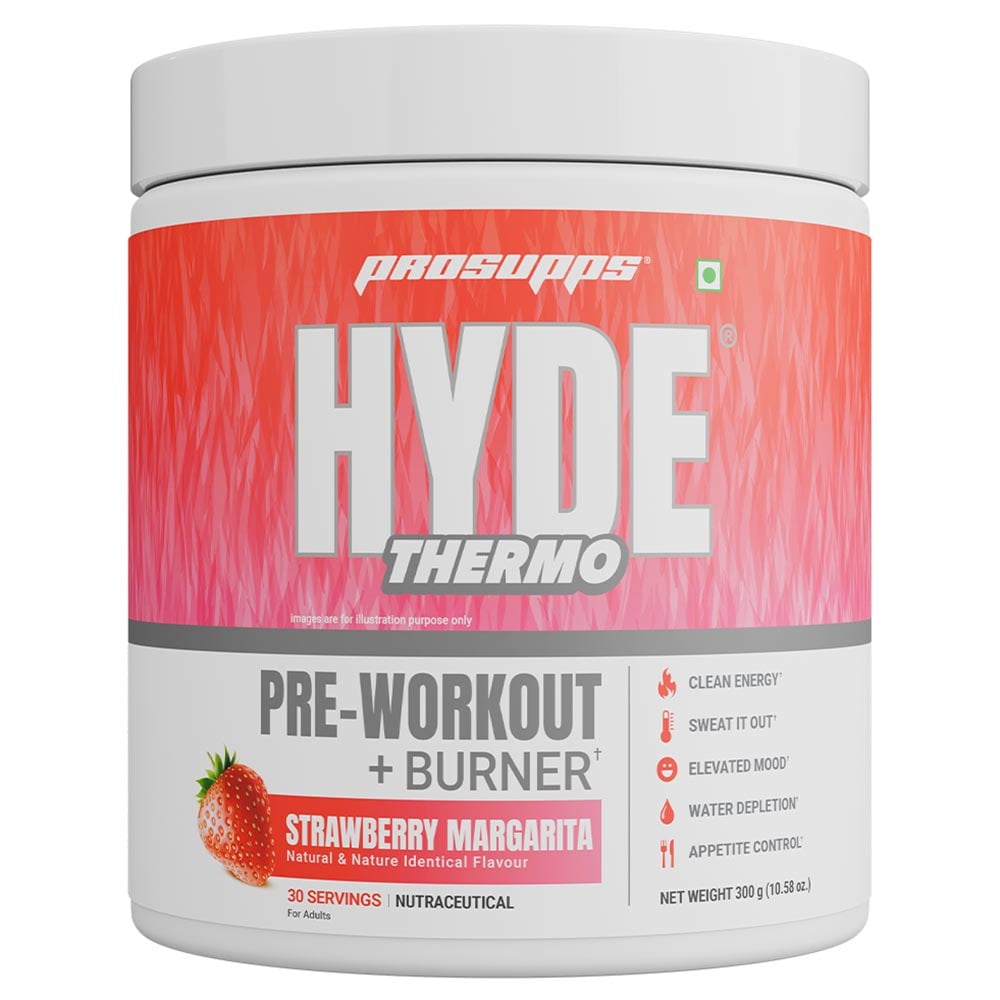 ProSupps Hyde Thermo Pre-Workout + Burner, 0.66 lb Strawberry Margarita-image-26