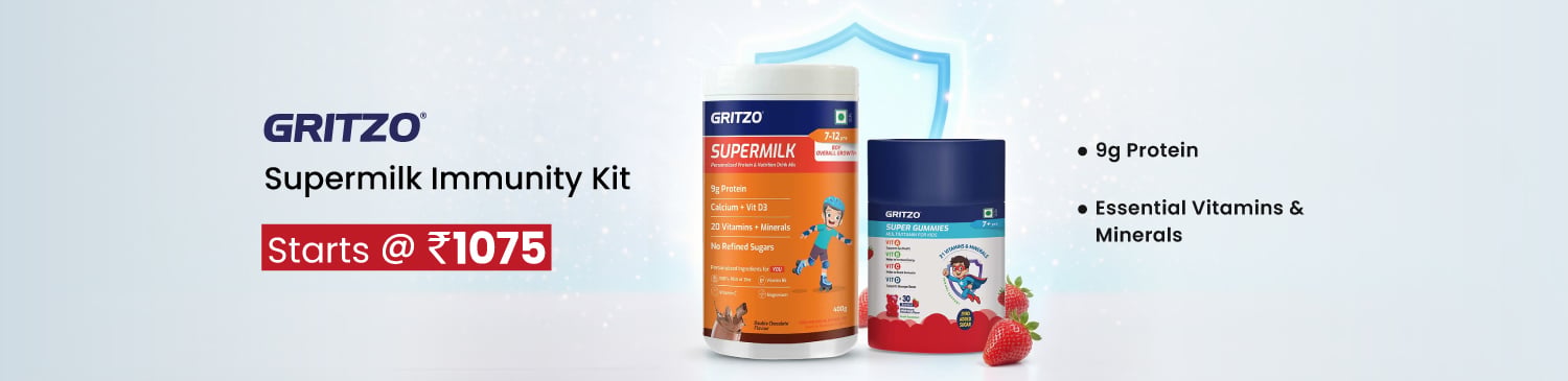 Gritzo Supermilk Immunity Kit | start @ 1075