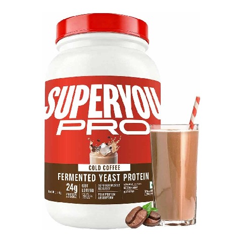 1 - Superyou Pro Fermented Yeast Protein,  2.2 lb  Cold Coffee 