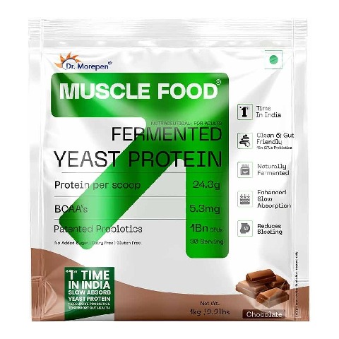 1 - Dr. Morepen Fermented Yeast Protein, 2.2 lb Chocolate