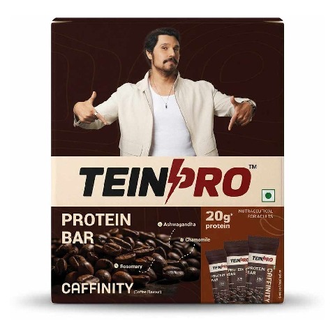 1 - TeinPro Protein Bar 20g Protein, 4 bar(s) Caffinity