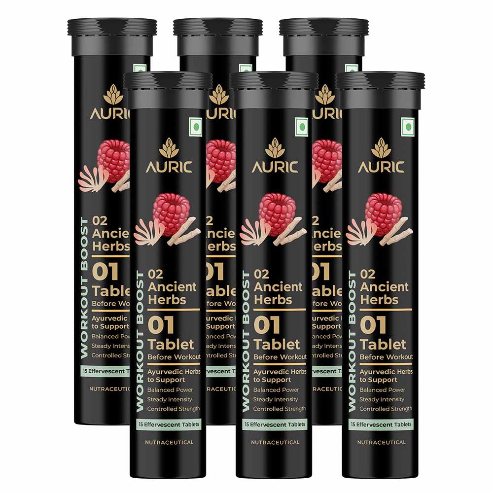 Auric Workout Boost Effervescent, 90 tablet(s) Unflavoured-picture-15