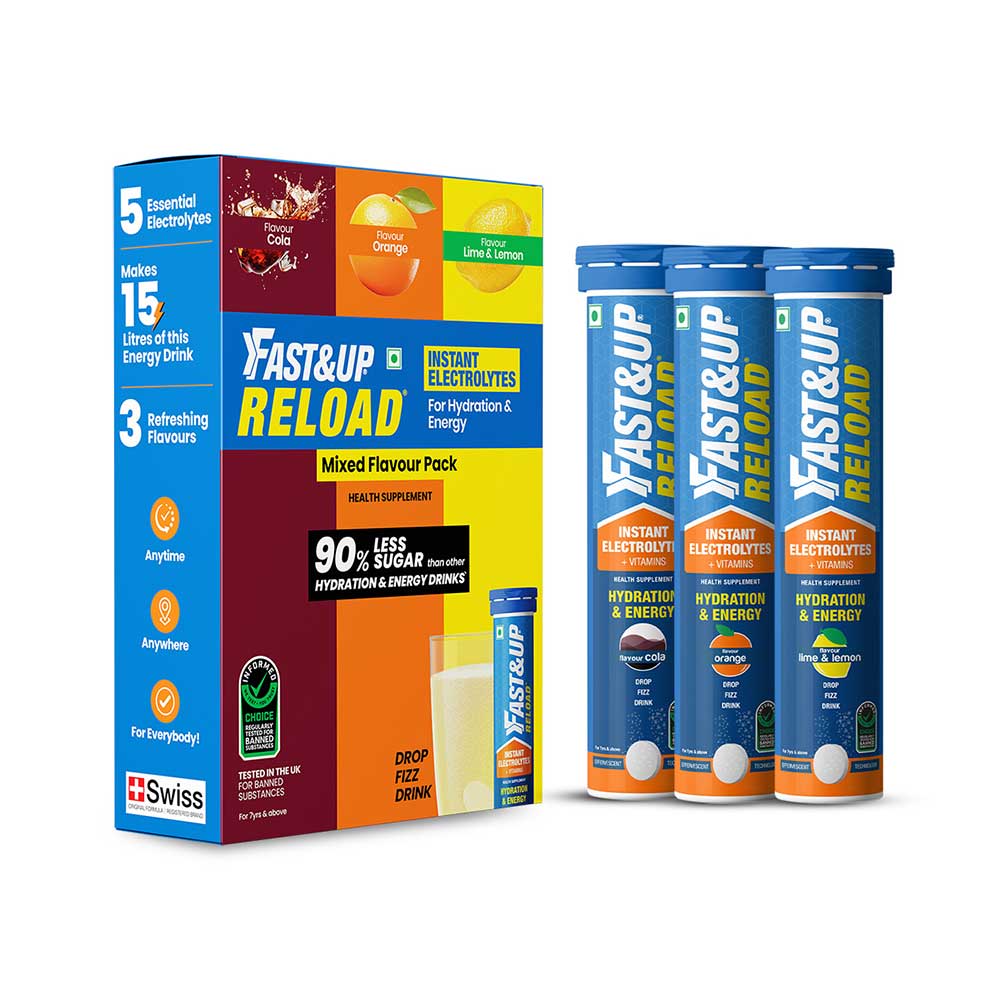 Fast & Up Hydration Reload, 60 tablet(s) Mixed Flavour (Orange, Lime & Lemon, Cola)-image-38