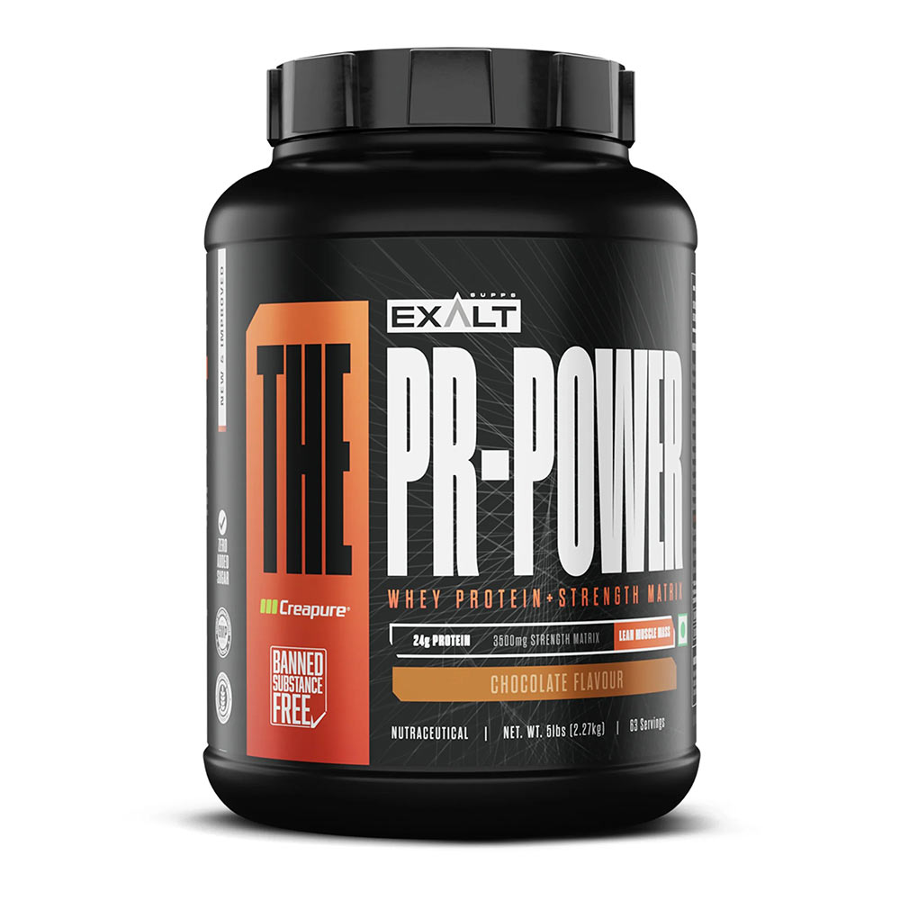 Exalt Supps PR Power Whey Protein, 5 lb Chocolate-image-39