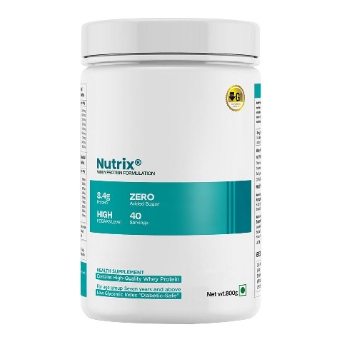 2 - Nutrix Whey Protein Powder,  2.2 lb  Unflavoured 
