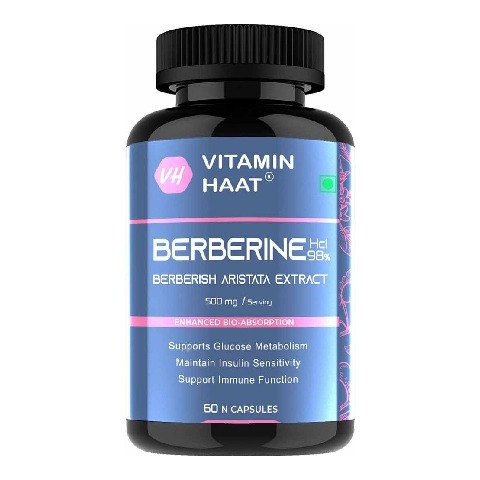 1 - Vitaminhaat Berberis Aristata (Berberine Hcl 98%) 500mg, 60 capsules