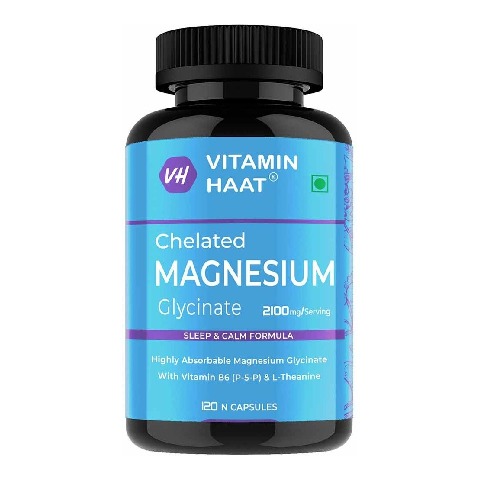 1 - Vitaminhaat Magnesium Glycinate,  Unflavoured  120 capsules 