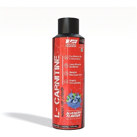 1 - Rawsome Pharm L-Carnitine Liquid 4000 mg, 450 ml Blueberry