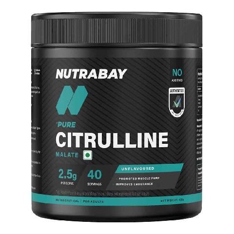 1 - Nutrabay Pure Citrulline Malate Amino Acid, 0.22 lb Unflavoured