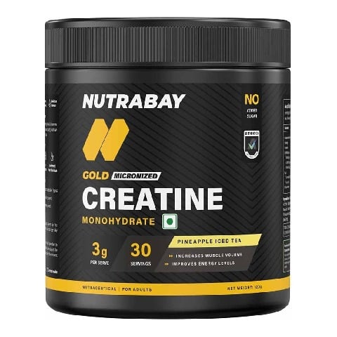 1 - Nutrabay Gold Micronised Creatine Monohydrate, Pineapple Ice Tea 0.26 lb