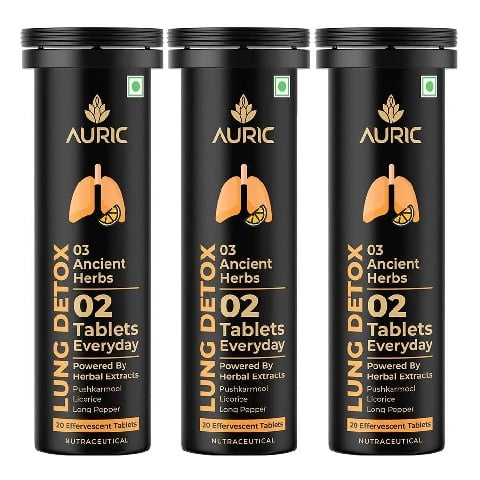 1 - Auric Lung Detox Yummy Orange, 60 tablet(s)
