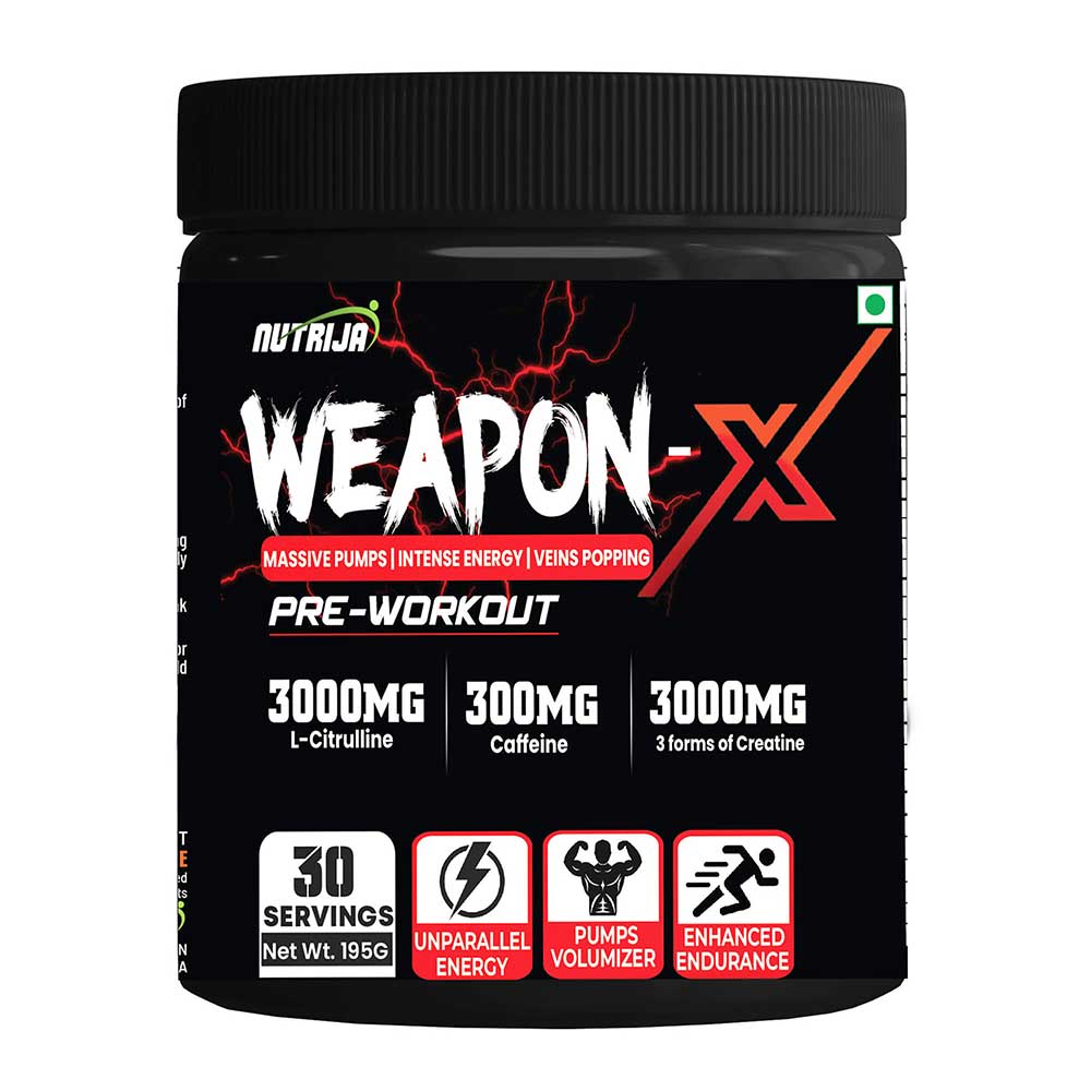 NutriJa Weapon-X Pre-Workout, 0.43 lb Mango-picture-20