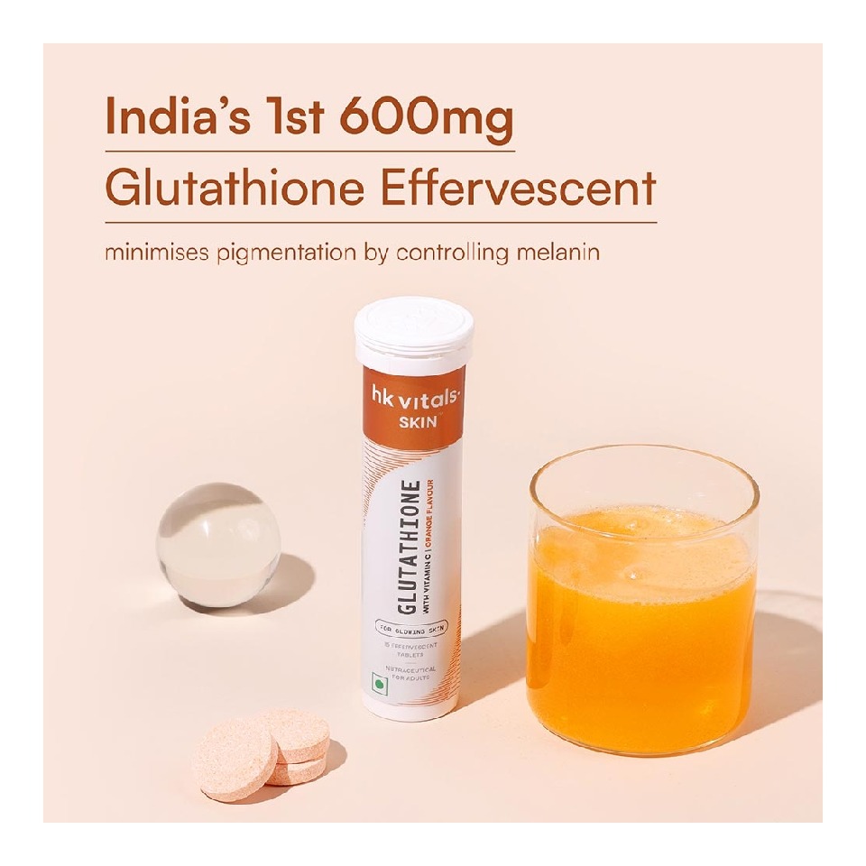 Glutathione Effervescent with Vitamin C, Orange 15 tablet(s)