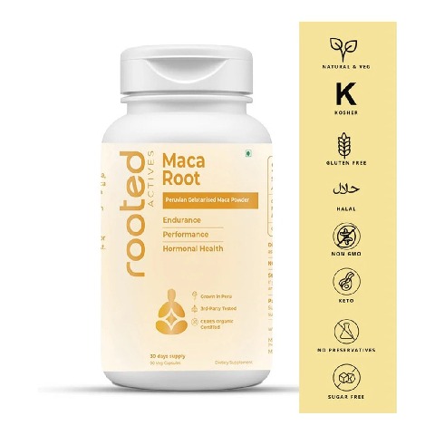 1 - Rooted Active Naturals Maca Root, 90 veggie capsule(s)