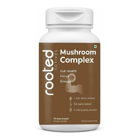1 - Rooted Active Naturals Mushroom Complex, 60 veggie capsule(s)