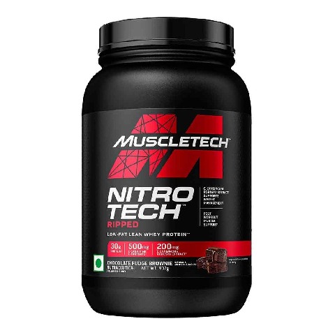 1 - MuscleTech Performance Series NitroTech Ripped, 2 lb Chocolate Fudge Brownie