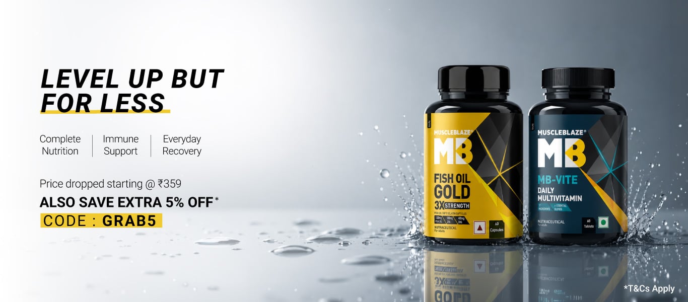 Vitamins & Supplements - Price Drop Starting @ 359 + Extra 5% off W/code: GRAB5