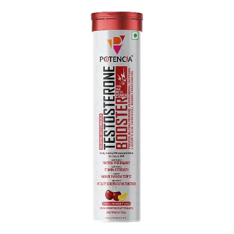 4 - Potencia Testosterone Booster Effervescent, 15 tablet(s) Cherry Lemonade