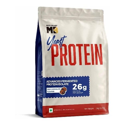 2 - MuscleBlaze Yeast Protein, 2.2 lb Rich Chocolate