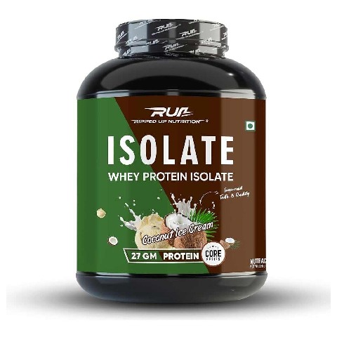 1 - Ripped Up Nutrition Whey Protein Isolate, 4 lb Coconut Ice Cream