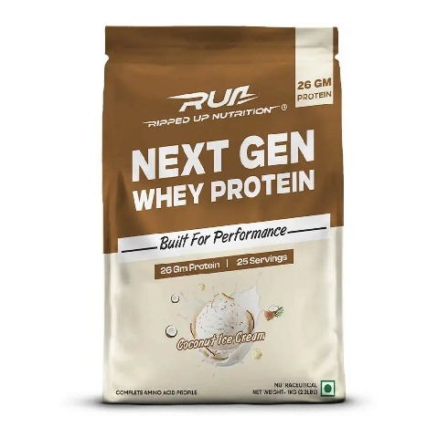 1 - Ripped Up Nutrition Next Gen Whey Protein,  2.2 lb  Coconut Ice Cream 