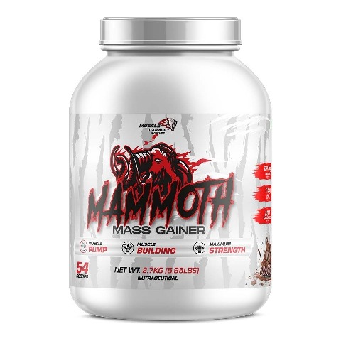 1 - Muscle Garage Mammoth Mass Gainer,  5.95 lb  Chocolate 